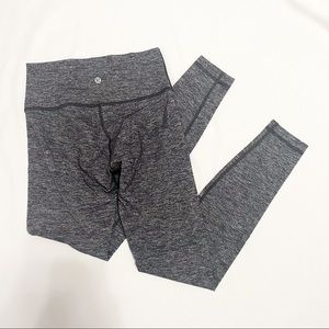Lululemon Heathered Gray Wunder Under Leggings